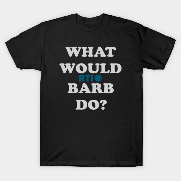 WWBD? T-Shirt by Fanthropy Running Clubs